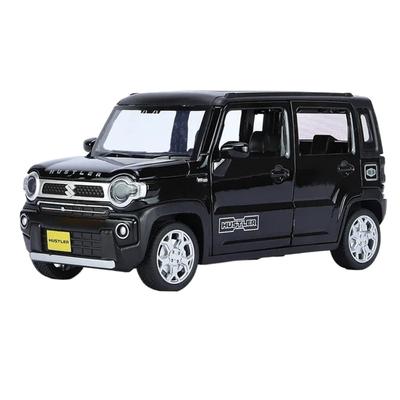 1/22 SUZUKI HUSTLER SUV Alloy Car Model Diecast Metal Off-Road Vehicle Car Model Simulation Sound Light Collection Kids Toy Gift