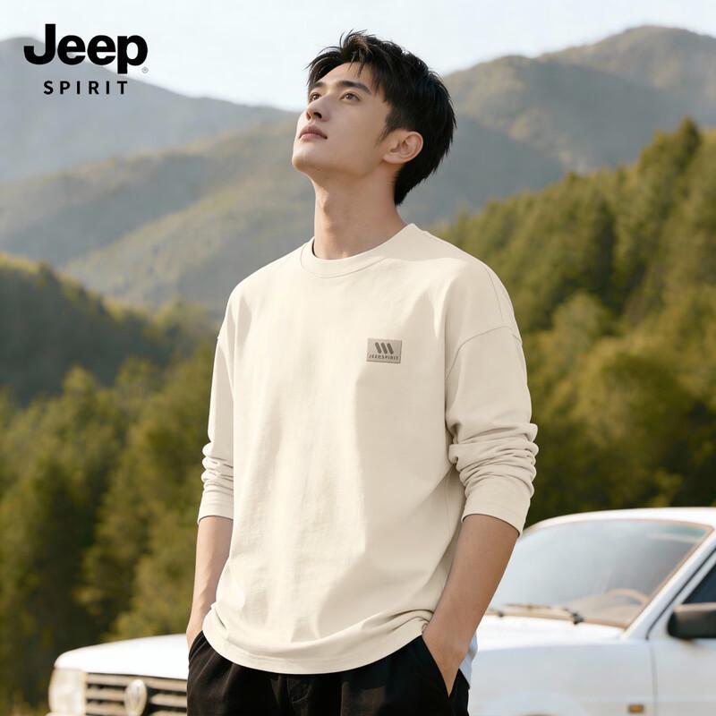 Мужская хлопковая футболка с длинным рукавом JEEP SPIRIT M