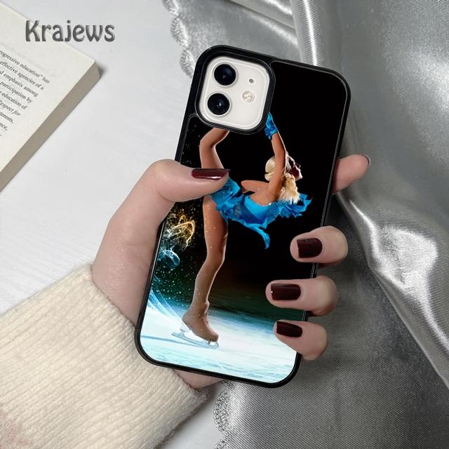Figure Skating Dance Sport soft Phone Case Cover For iPhone 17 Air 16 15 14 plus 12 13 pro max coque Fundas