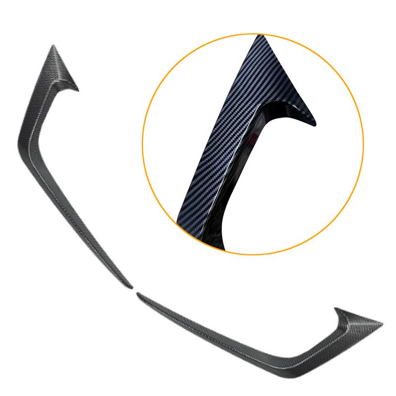 2PCS Car Front Bumper Side Splitter Spoiler Decoration Trim for Ford Fiesta ST MK7 2012 2013 2014 2015 2016 2017