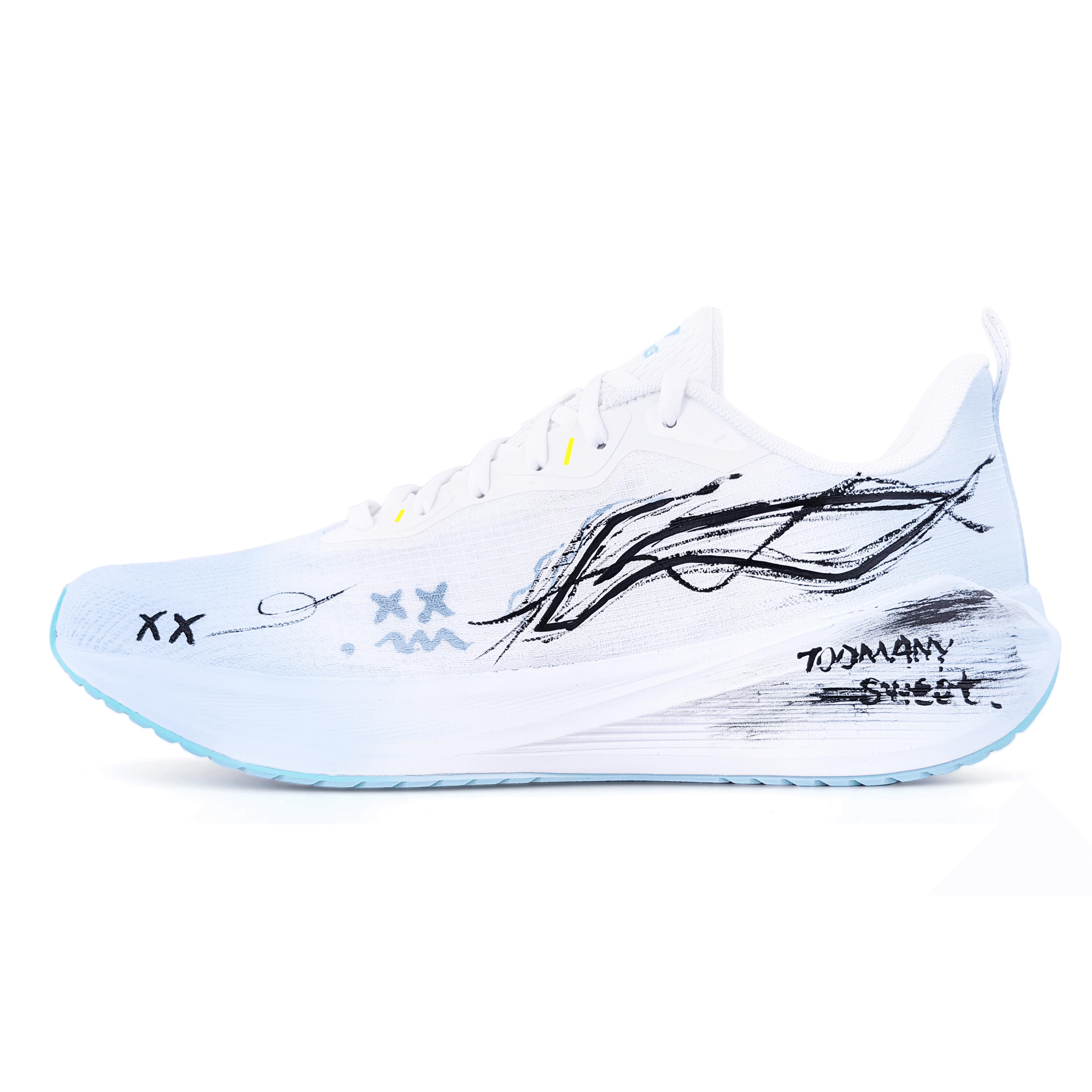 Li Ning Wuyue Износостойкие Нескользящие Низкие Повседневные Беговые Кроссовки Мужские ARST003-1(Команда173-) 41.5