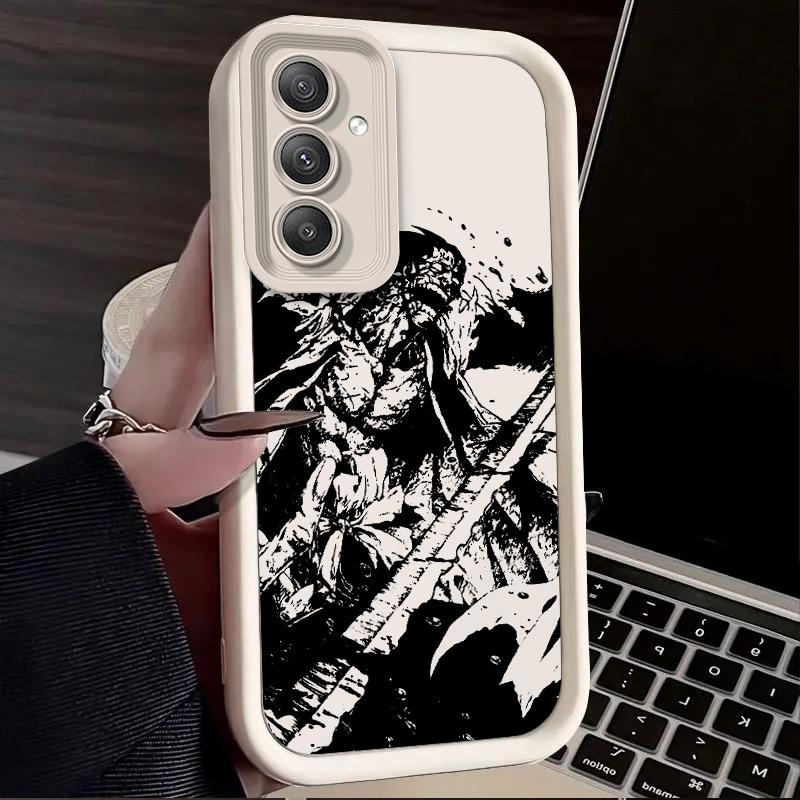 Anime Bleach Case for Samsung Galaxy S24 S23 S22 S21 Ultra Plus S20 FE A55 A54 A53 A52 A52S A51 A50 A50S A35 A34 Silicone Cover