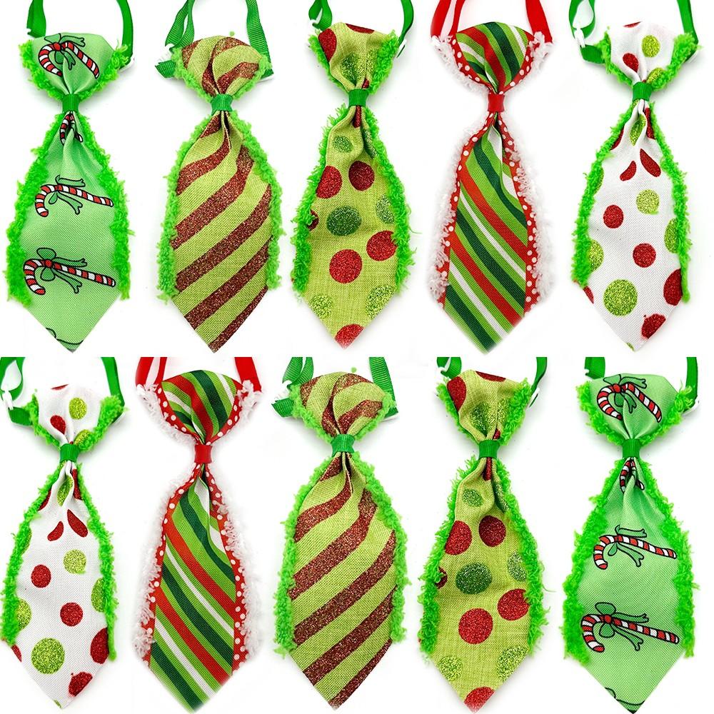 30 pièces de fournitures de noël pour animaux de compagnie, nœud papillon moelleux pour petits chiens, accessoires de collier pour animaux 30pcs