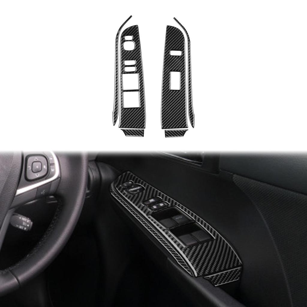 Toyota Camry 12-14 Carbon Fiber Interior Parts: Steering Wheel, Console, Gear Shift, Door Handles