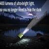 Ultra Bright Keychain Flashlights with 180° Rotation & Dual Light Work Light  for Searching Hiking
