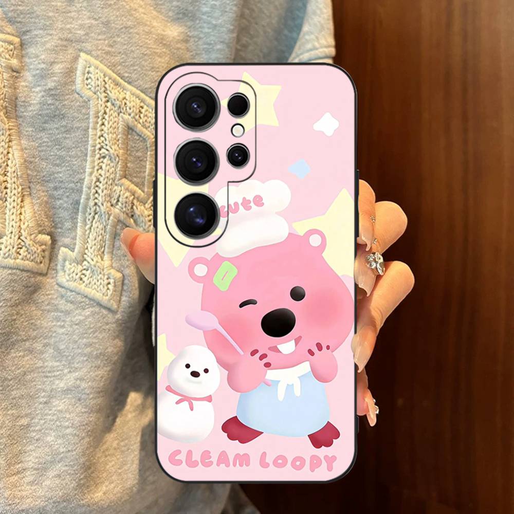 Cute L-loopy Phone Case For Samsung S 24 Fe 25 Ultra Plus 20 Lite 21 30 22 23 24 22 Ultra 5G Fundas