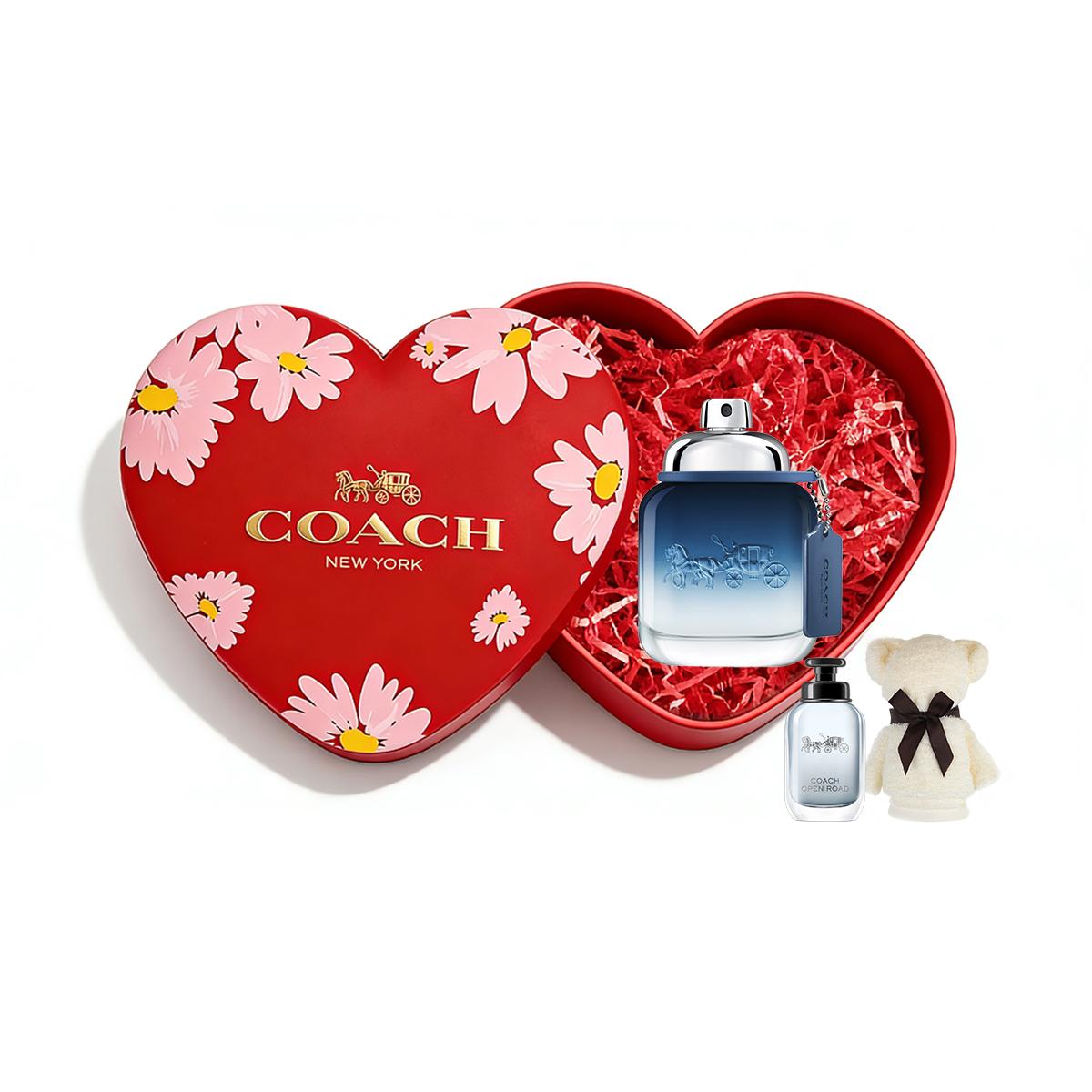 COACH New York Мужской легкий парфюм синего тона Набор в форме сердца 40 мл/60 мл + 4,5 мл 40ml Set 2