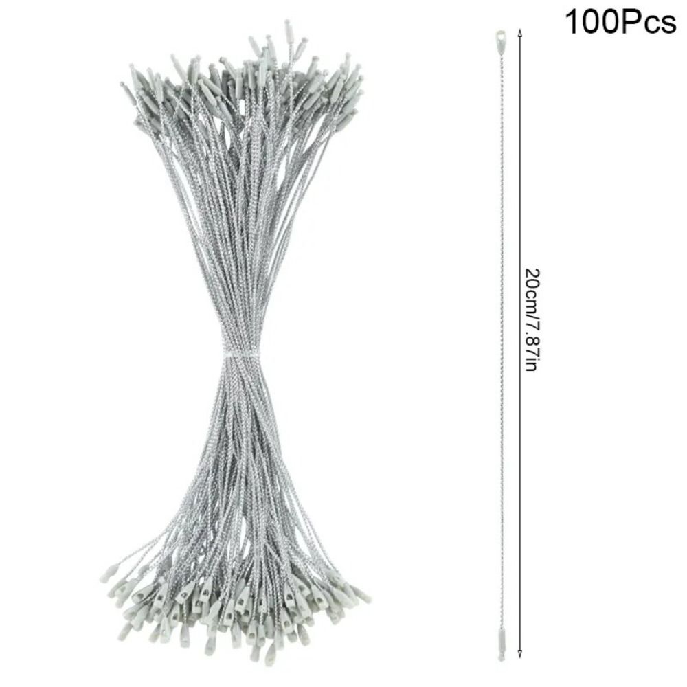 100Pcs/set Polyester Christmas Hanger String Ornaments Handmade Clothing Tag Rope  Home