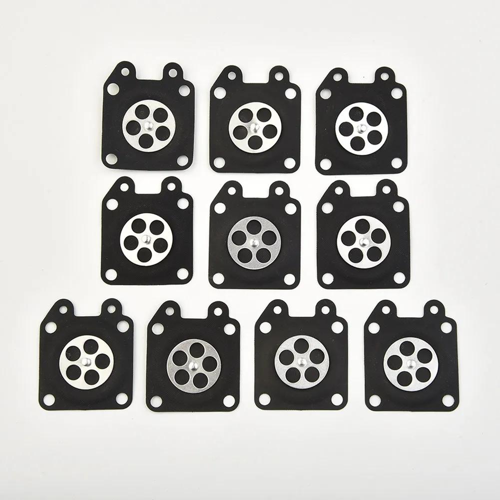 10x Rubber Chainsaw Carburetor Metering Diaphragm For 95-526/95-526-9/95-526-9-8 Car Assembly Gaskets Kit Accessories