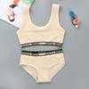 Training Bra Set Girls Vest Student Puberty Girls Bras Underwear Set 8-14Years