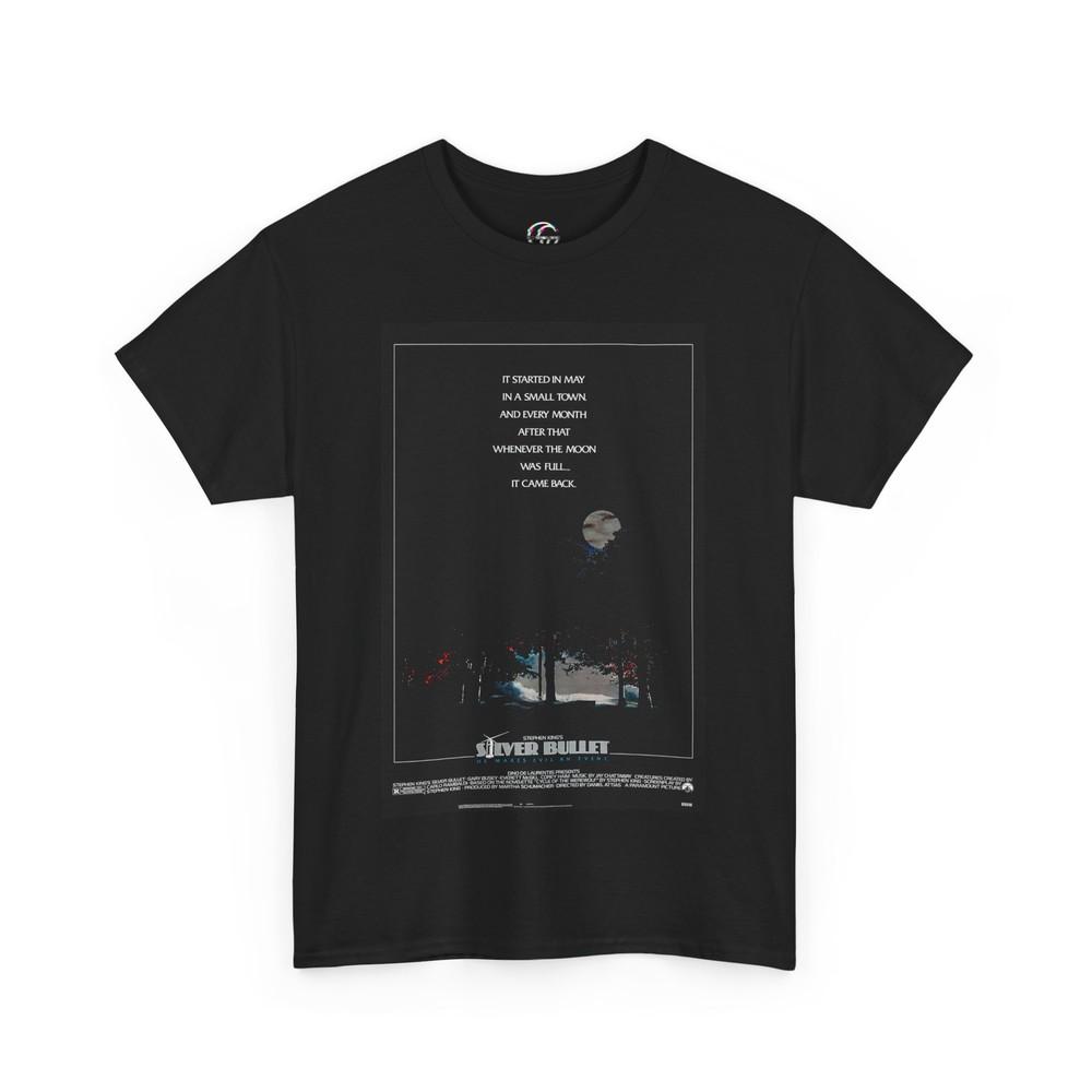 

Silver Bullet Movie Poster Retro TShirt For Men and Women Unisex T-Shirt S