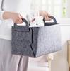 Foldable Felt Storage Basket for Laundry - Large, One-Piece Design