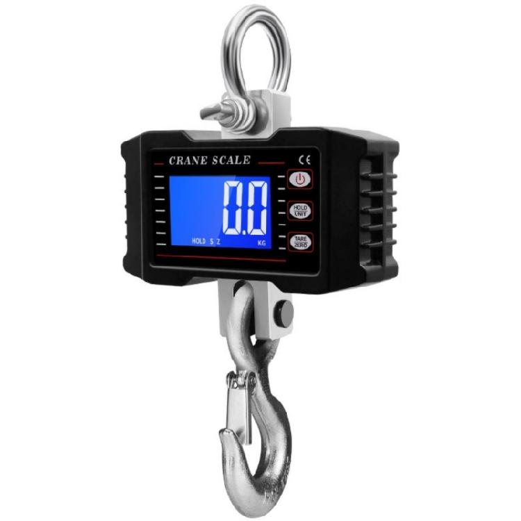 1000kg Capacity Digital Weighing Scale Cranes Scale For Heavy Objects LCD Screen Backlight Industrial Hook Scales