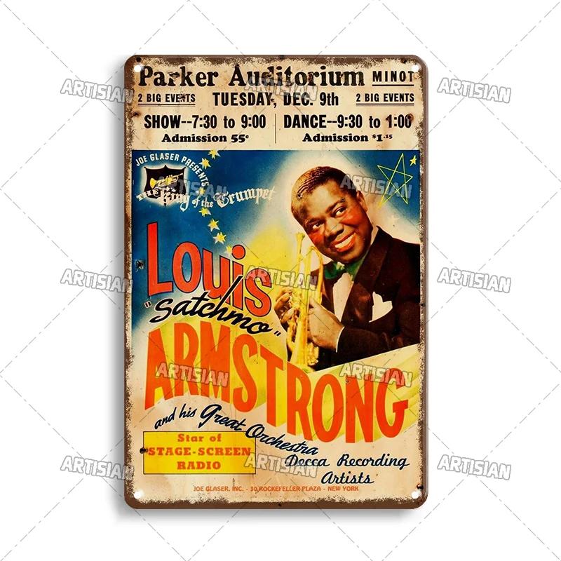 Aged Metal Poster Music Decorative Plate Classic Metal Plaque Rock Wall Plate Bar Garage Cafe Wall Industrial Decor Metal Signs