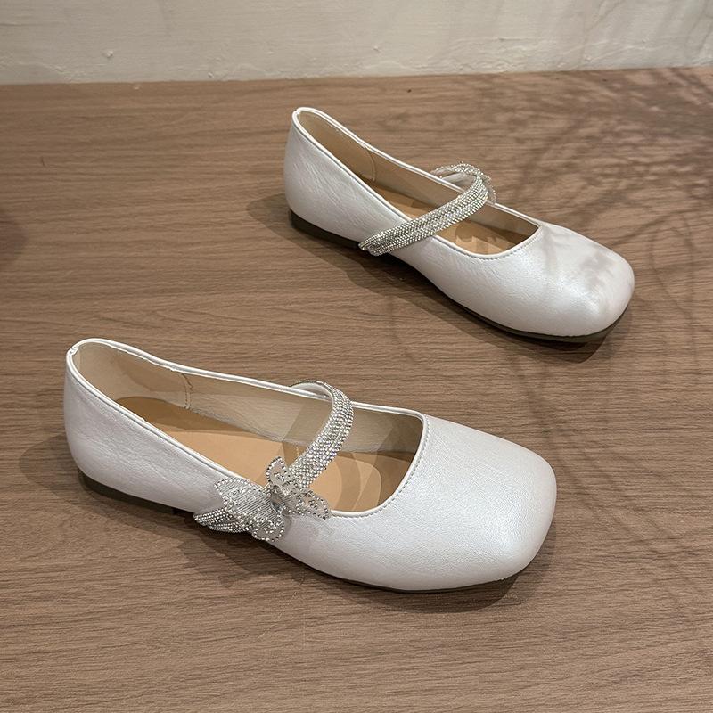 

Плоская подошва, не утомляющая ноги, повседневные туфли-лодочки, женские новые летние модели, женские легкие нескользящие на одной педали 35