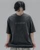 PSSHOPPER Pigment Vintage Box Logo Short Sleeve T-Shirt [Dark Gray]