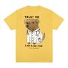 Trust Me I Am A Dogtor Meme Tshirt Funny Dog Doctor Humor Graphic Tee Shirt Unisex Women Fashion Trend ONeck Short Sleeve T Shirt