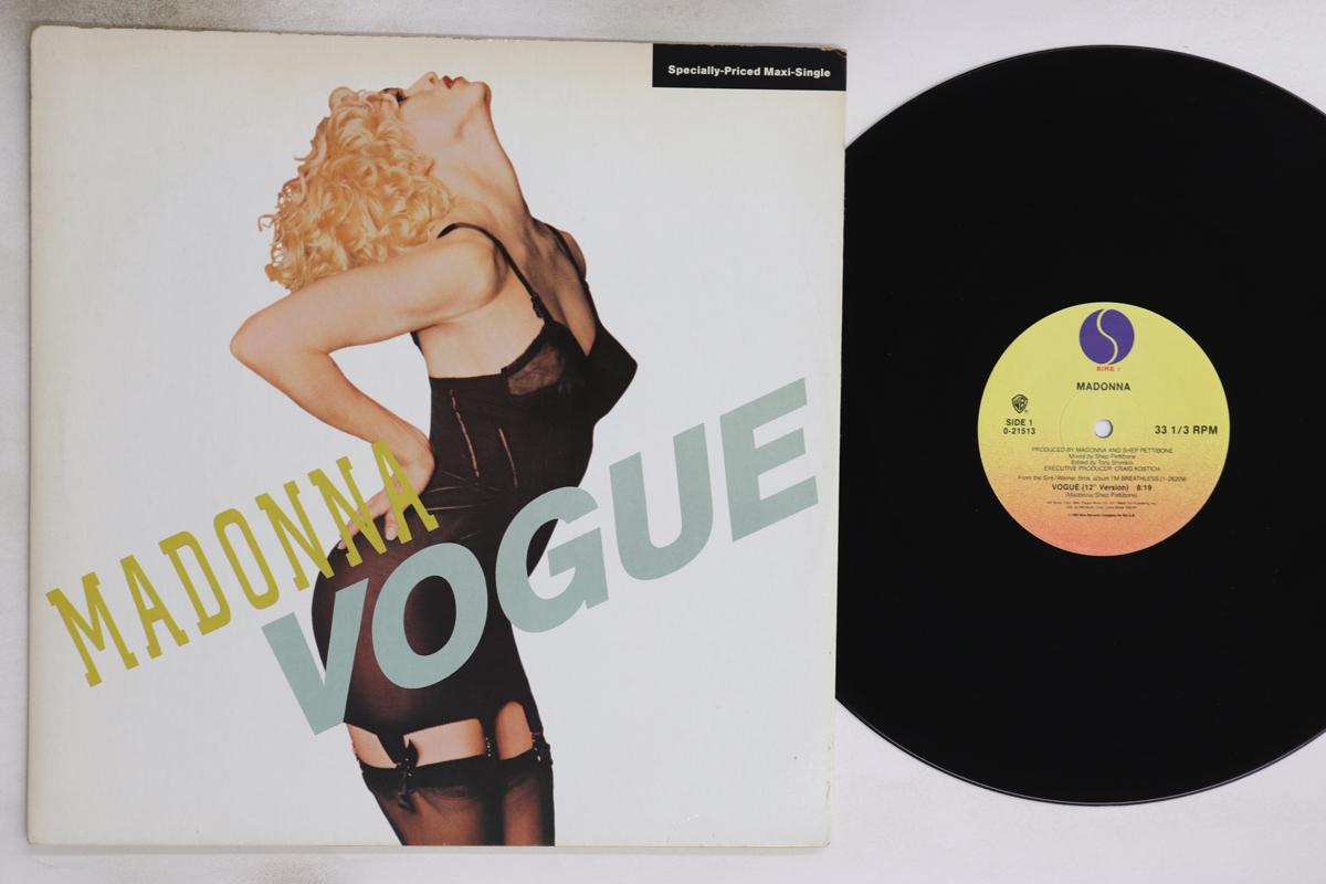 

12inch Record MADONNA - Vogue 021513 SIRE 1990 US Pop Used