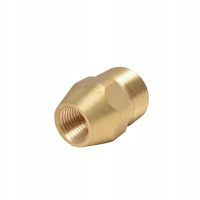 Adapter M22x1.5M – Redukcja Mosiężna G1/4F | Kompatybilna z Karcher i Kranzle | Zabezpieczenie Sześciokątne