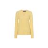 Polo Ralph Lauren V-Neck Pullover Cable Knit Sweater Women sweater 211971866-007
