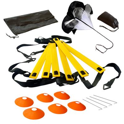 Football Speed Training Set for Soccer Football Ladder Resistance Running Parachute Sports Cones