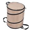 37.8L Collapsible Leaf Trash Can Reinforced Steel Spring Oxford Cloth Collapsible Container Small Size