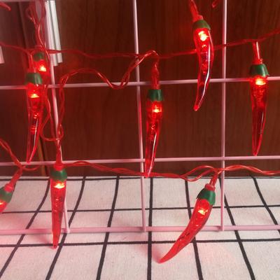 Chili Pepper Light LED Light Festive Battery-operated Different Light Modes High Brightness New Year Decoration Light String