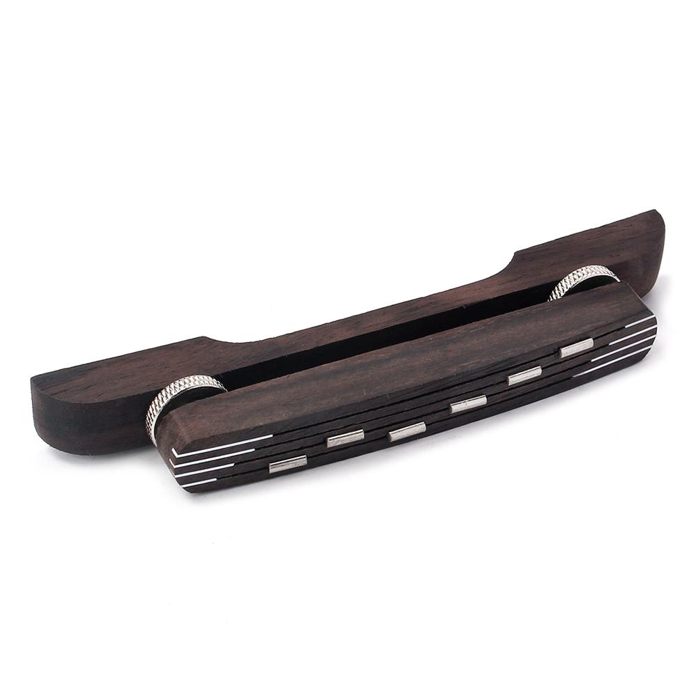 1 Rosewood Jazz Guitar Bridge, 6 String Floating Professional Guitar Parts for Musical Instrument Jazz Guitar