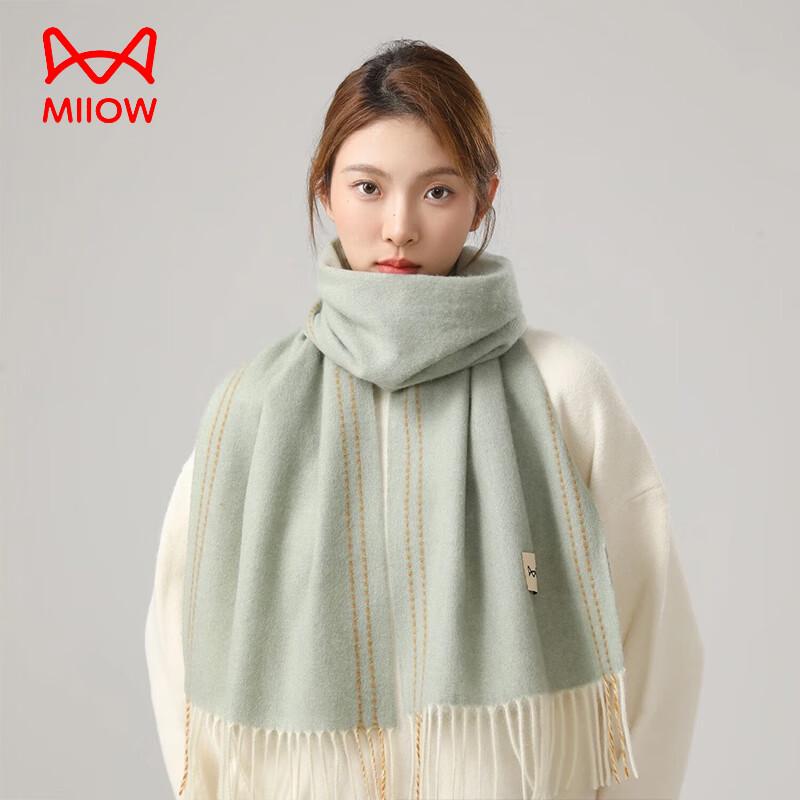

MiiOW Женский зимний шарф и шаль из 100% чистой шерсти