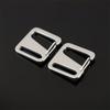Metal Buckle for Bags Stainless Steel G-Shaped Spring Clips, Webbing Anti-Slip Adjustable Buckles, Quick-Release Hooks for Bags