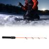50cm Mini Ice Fishing Rod Short Portable FRP Ice Fishing Pole with EVA Anti Slip Handle