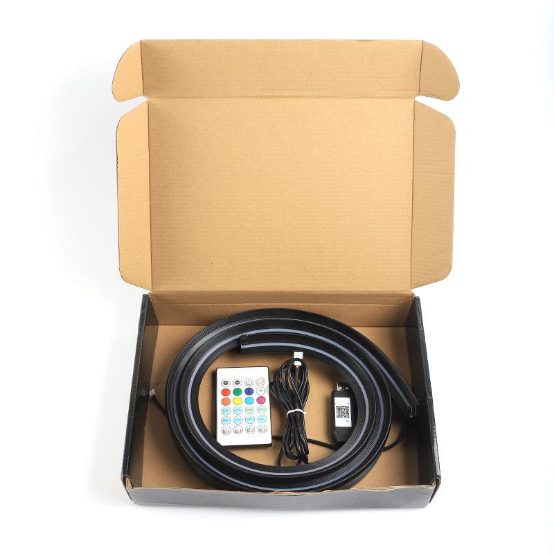 Symphony Front Gear Sound Insulation Strip, Ambient Light, Free Wiring App Control, Modification Light, Car Decoration Light Strip