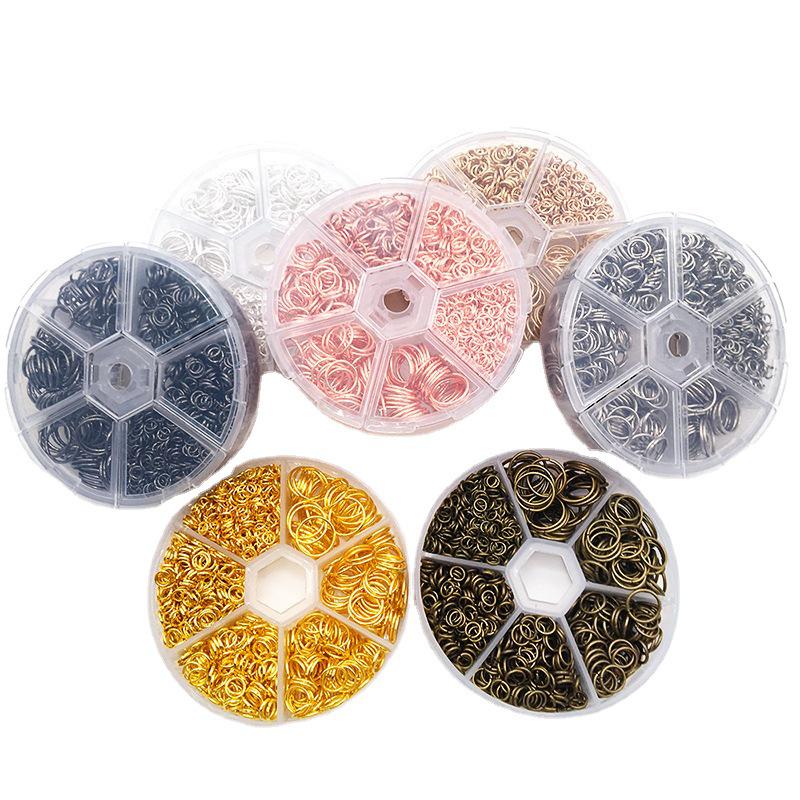 DIY Single Loop Open Jump Ring - Iron Jewelry Ring for Earrings & Accessories (Boxed)