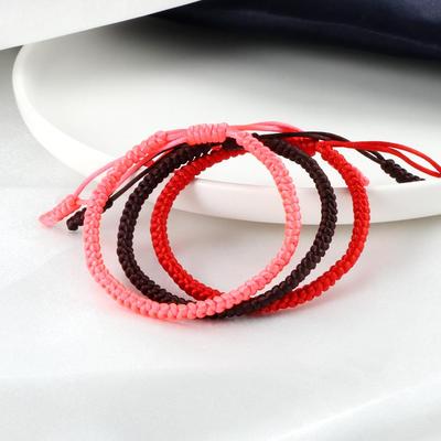 Tibetan Retro Braided Silk Bracelet with Eight-Character Knot for Men and Women