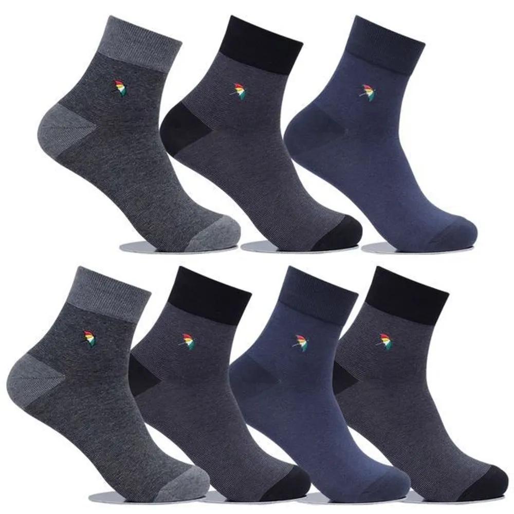 Arnold Palmer Men's Dress Socks Jan Ringle Ankle Socks 7 Pairs SM002 Men's Cotton Socks Dress Socks