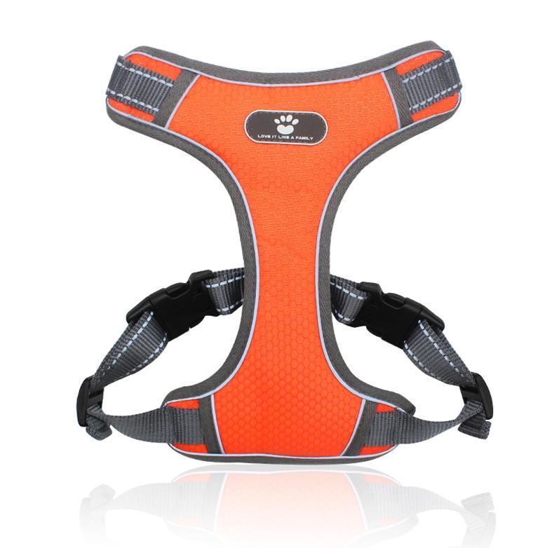 Astro Orange Dog Walking Training Harness Size L