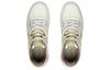 Li Ning Synthetic Leather Slip Resistant Abrasion Resistant Low Top Skateboard Shoes Men's White Yellow AGCR317-4