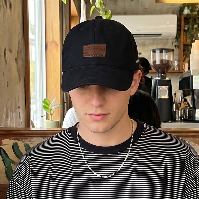 Short-Brim Baseball Cap Men's Retro Cap Spring Autumn Sun Hat