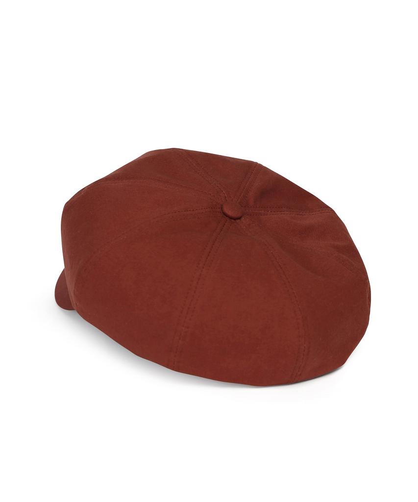 Eondeokeonteulolseutyudio Cotton Hunting Cap Castro Beret / Seed Bio / Sunset Red