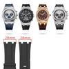 Silikon-Uhrenarmband für AP Audemars und Piguet Gummi-Uhrenarmband Royal Oak Offshore 26400 Wasserdicht Schweißfest Uhrenarmband 28