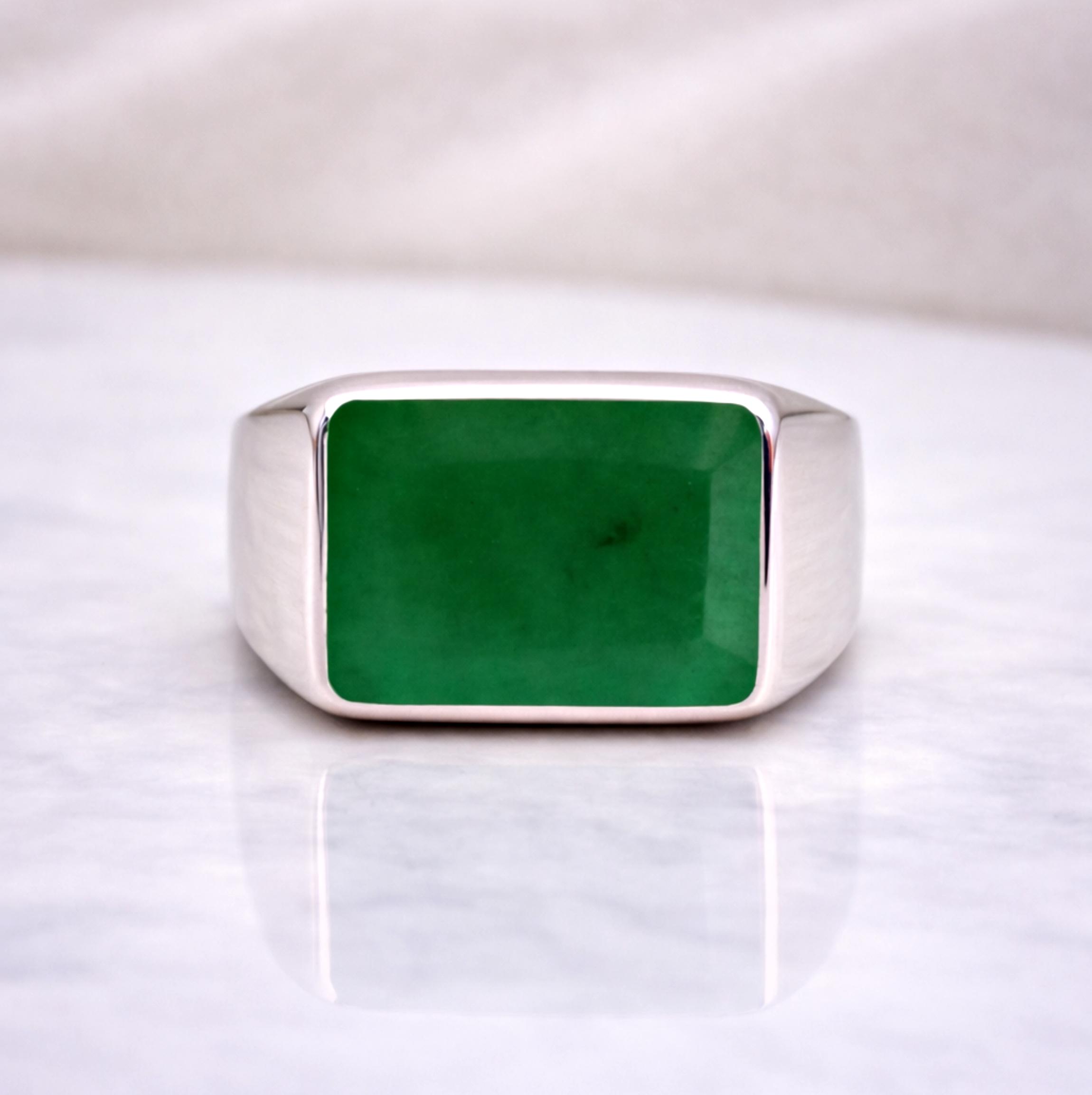 

Зеленый изумруд, восьмиугольная огранка, перстень, ювелирное изделие из чистого стерлингового серебра 925 пробы, ручная работа, богемное кольцо, обручальное кольцо 4 медный