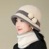 In Winter, The Elderly Rabbit Fur Hat Is Piled and Thickened To Keep Warm, Knitted Basin Hat, and The Old Lady's Cold-proof Cotton Hat.