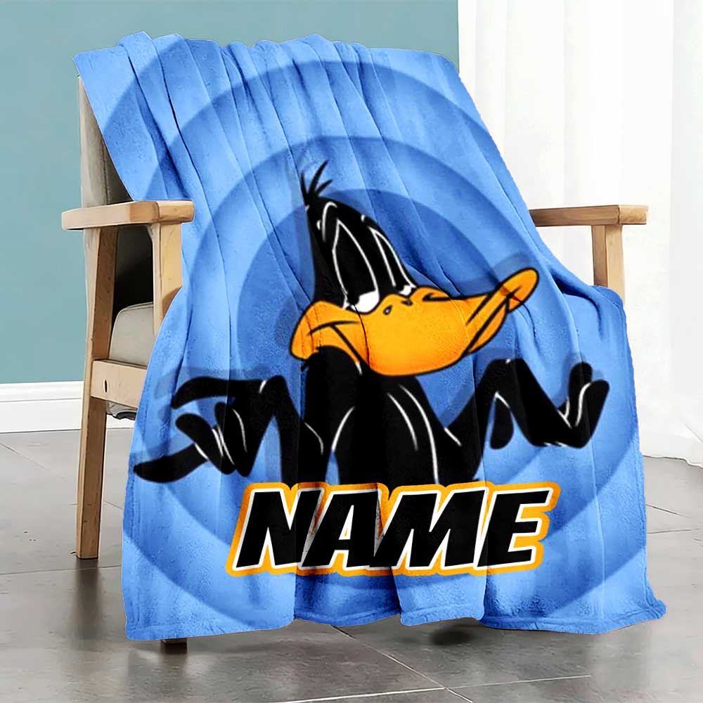 Warner (15) Personalized Name Blanket Throw Personalized Blanket Soft Warm Cozy Versatile for Office Living Room Bedding Chair Four Seasons Universal