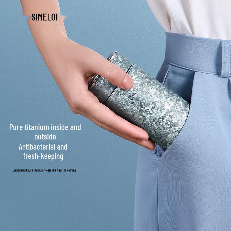 SIMELO Pure Titanium Insulated Mug