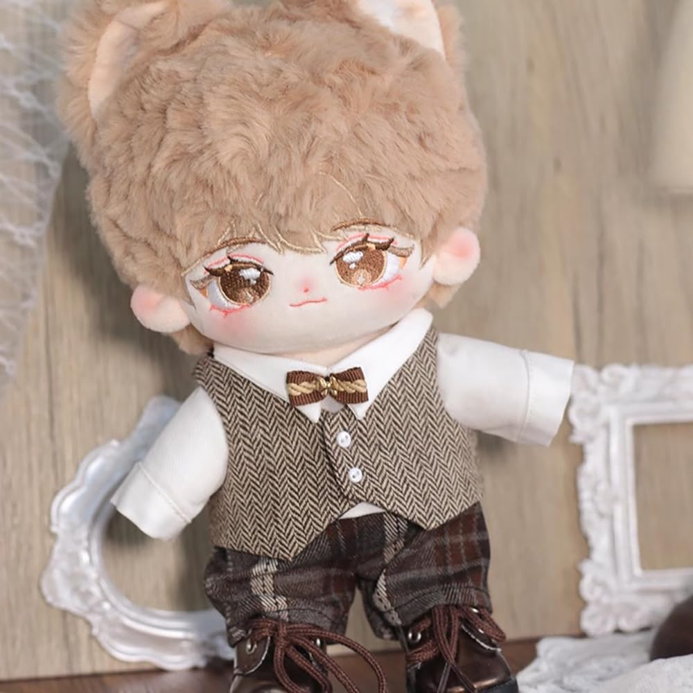 niannyyhouse 20cm Plush Clothes Wedding Suit Cotton Doll Accessories Dress-Up (G)