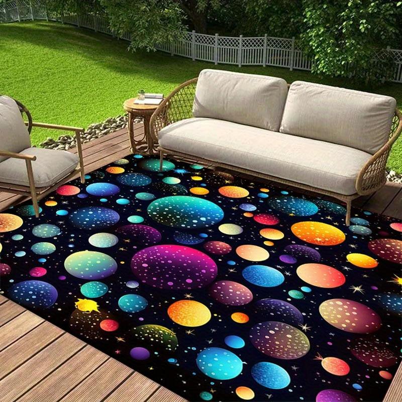 

1 шт. Ковер с рисунком планет, мягкий фланелевый коврик для пола для гостиной, спальни и ковра, коврик для пола под диван и журнальный столик, можно стирать в машине 60cm by 90cm