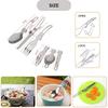 OULOVECO Camping Cookware Set Simple Version Hard Anodized Aluminum Heat Suitable for Direct Flame Includes Aluminum Cooking Stainless Steel Dishes