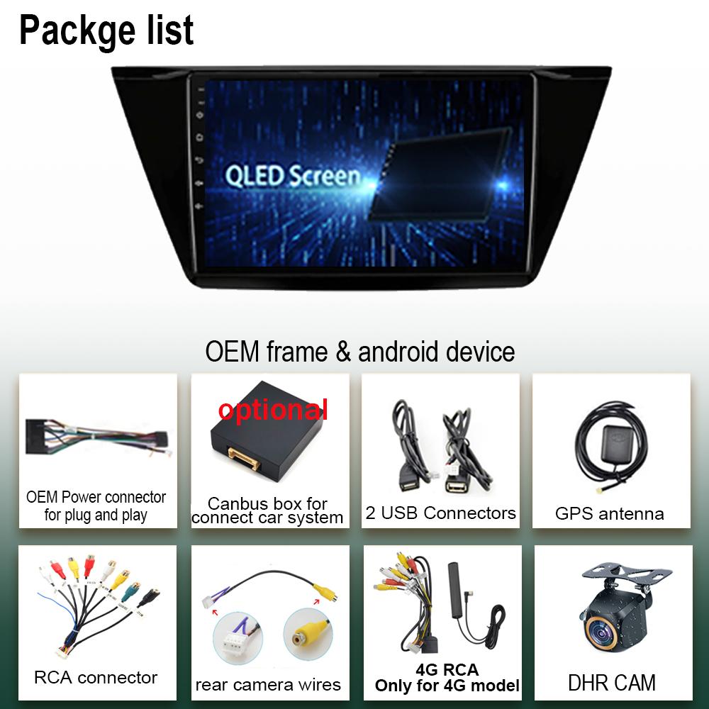 Android 14 For VW Volkswagen TOURAN 2016 2017 2018 5G Wifi BT Car Radio Multimedia Video Player Navigation Sony Cam No 2 Din Dvd