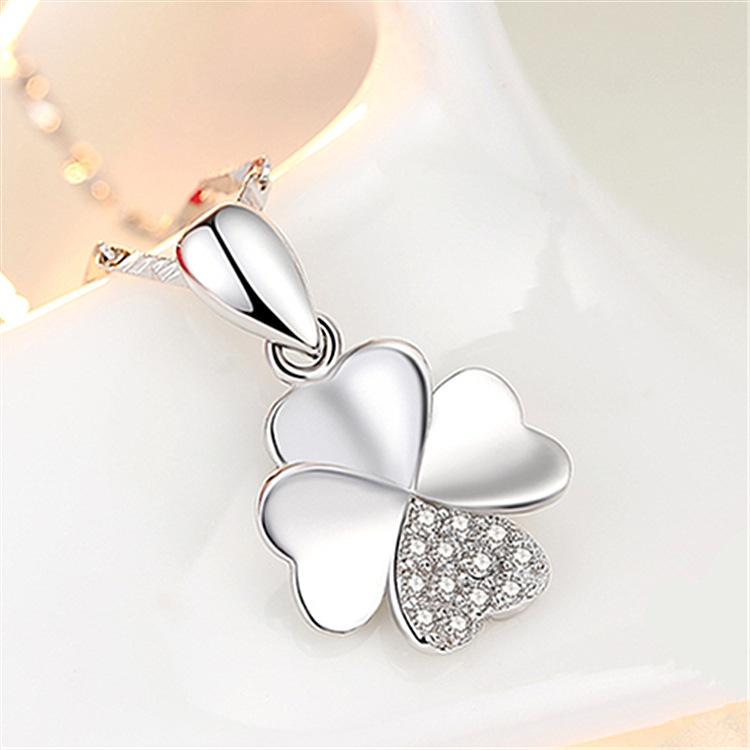 Fire-Leaf Grass Halskjede Motetilbehør Girl Clavicle Chain