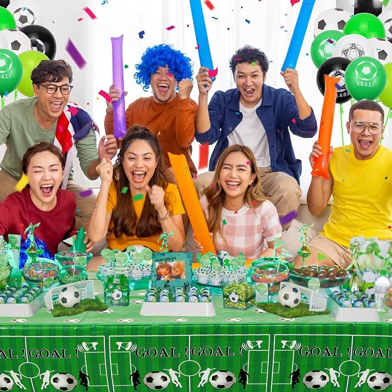 Fußball-Thema Einweg-Tischdecke Fußball Sport Junge Geburtstagsfeier Zubehör Babyparty Fußballfans Geburtstagsdekorationen